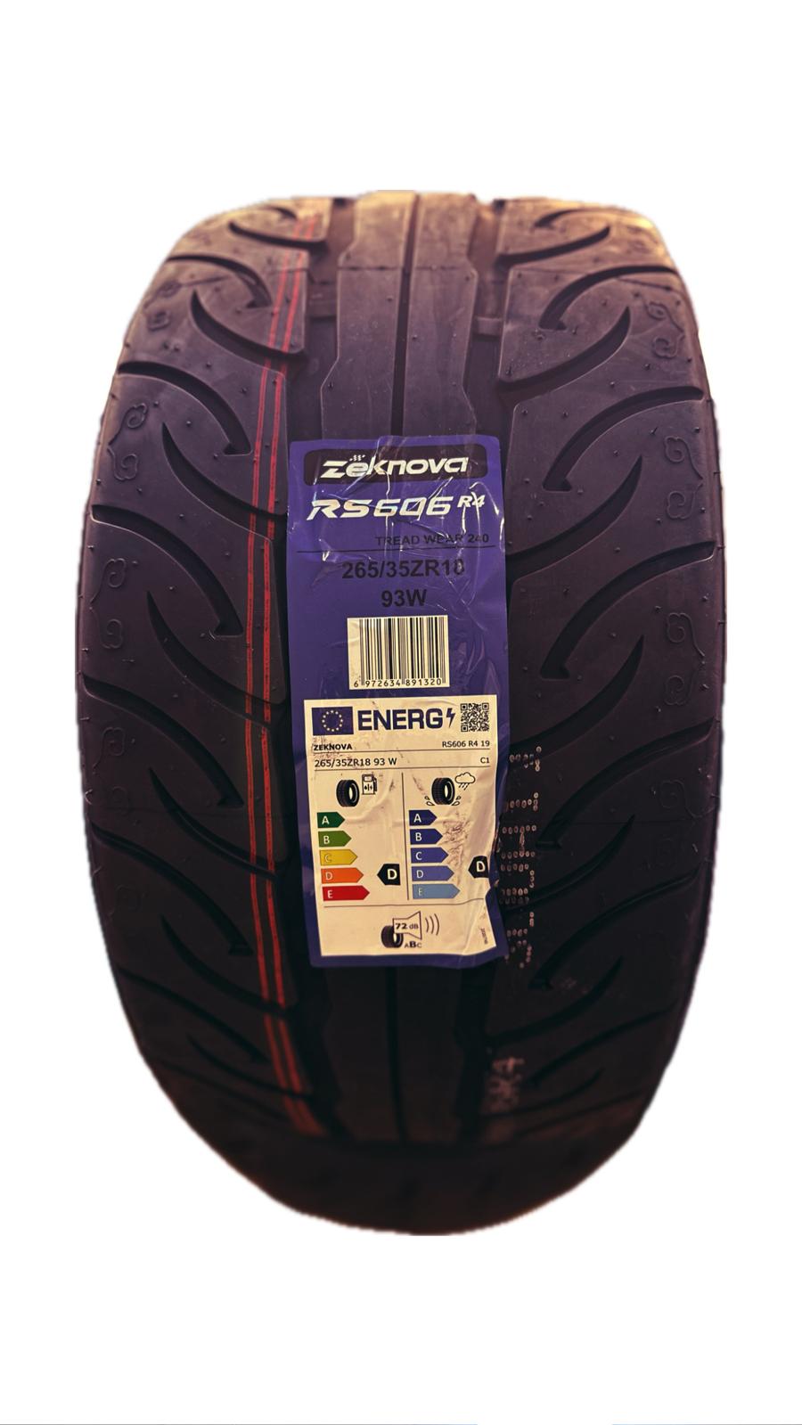 Pneu ZEKNOVA 265/35R18 RS606 R4