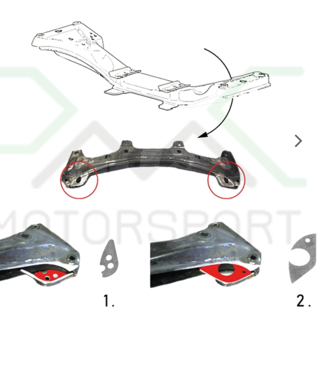 Placas de reforço da carroceria BMW E36