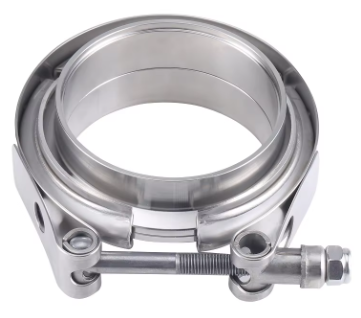Braçadeira V-Band com flange