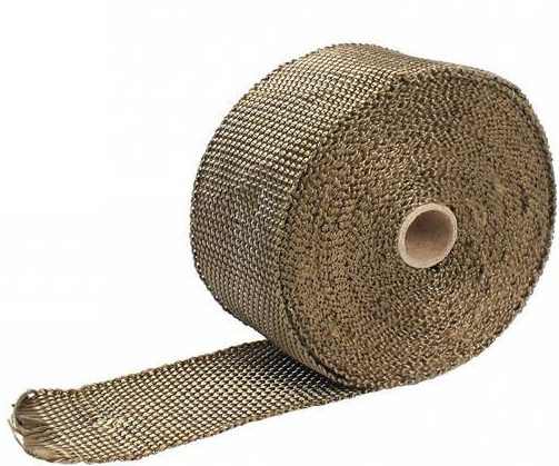 Manta térmica de escape 50mm x 1mm 15m Titânio