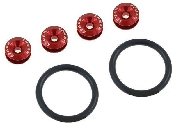 Fixadores de pára-choques / mala de liberação rápida Amarelo