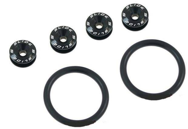 Fixadores de pára-choques / mala de liberação rápida Amarelo