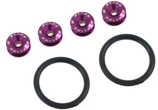 Fixadores de pára-choques / mala de liberação rápida Amarelo