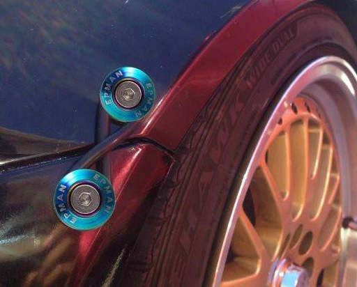 Fixadores de pára-choques / mala de liberação rápida Amarelo